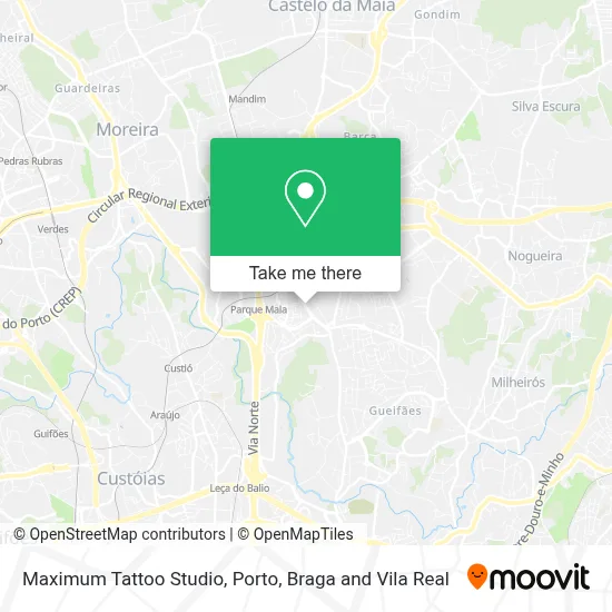 Maximum Tattoo Studio map