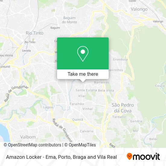 Amazon Locker - Ema map