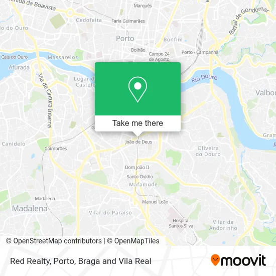 Red Realty map