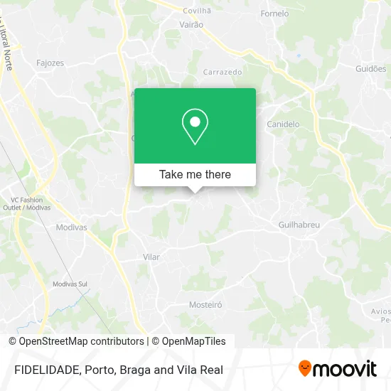 FIDELIDADE map
