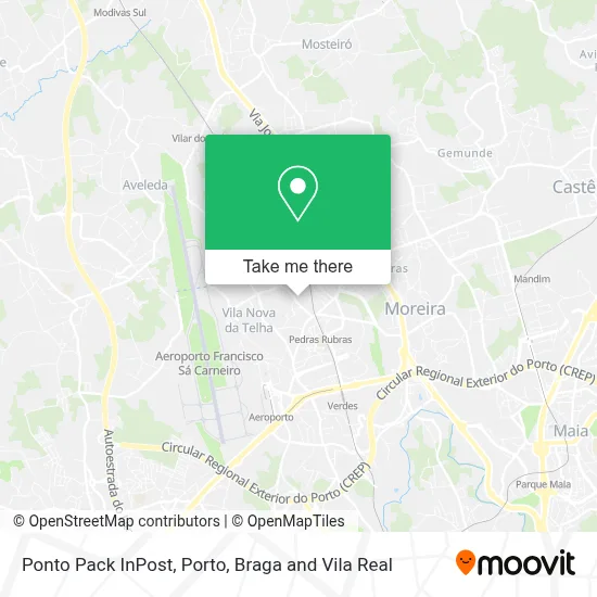 Ponto Pack InPost map