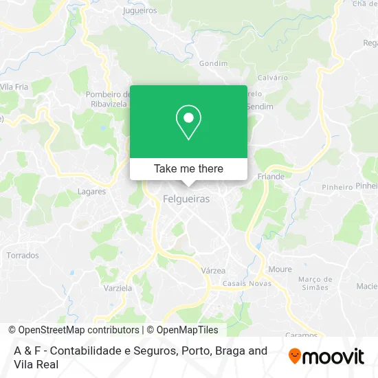 A & F - Contabilidade e Seguros map