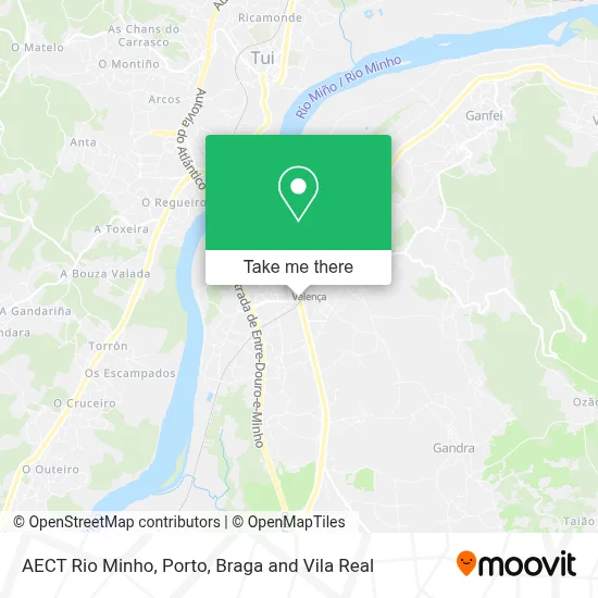 AECT Rio Minho map
