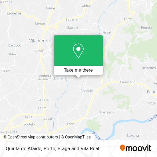 Quinta de Ataide map
