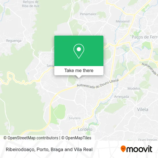 Ribeirodoaço map