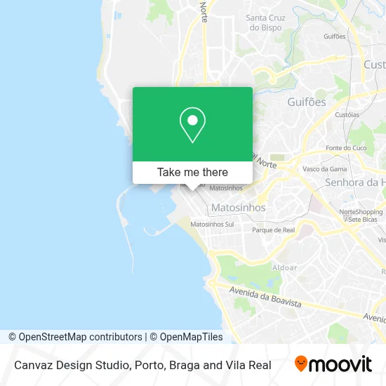 Canvaz Design Studio map