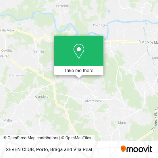 SEVEN CLUB map
