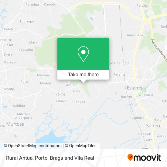 Rural Antua mapa