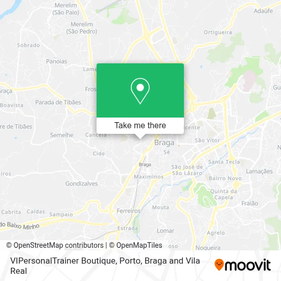 VIPersonalTrainer Boutique map