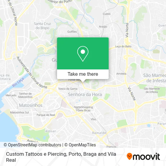 Custom Tattoos e Piercing map