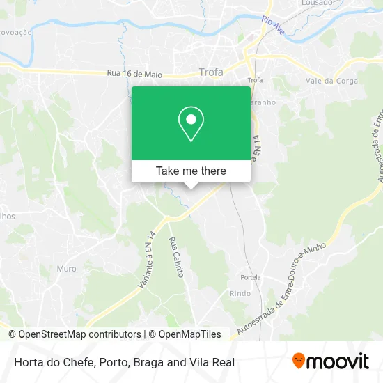 Horta do Chefe map