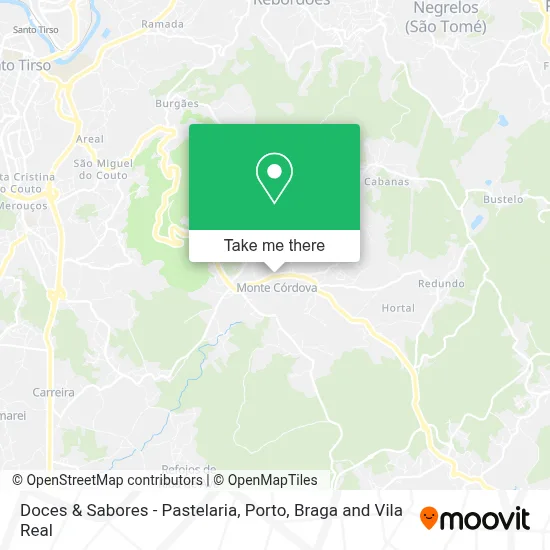 Doces & Sabores - Pastelaria map