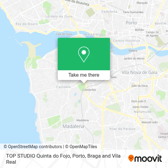 TOP STUDIO Quinta do Fojo map