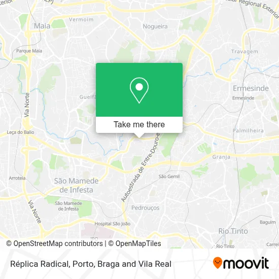 Réplica Radical map