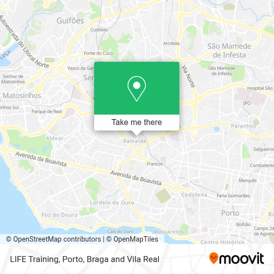 LIFE Training map
