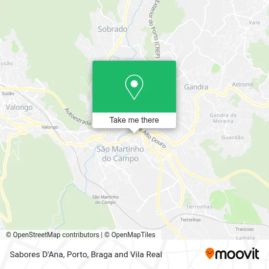Sabores D'Ana map