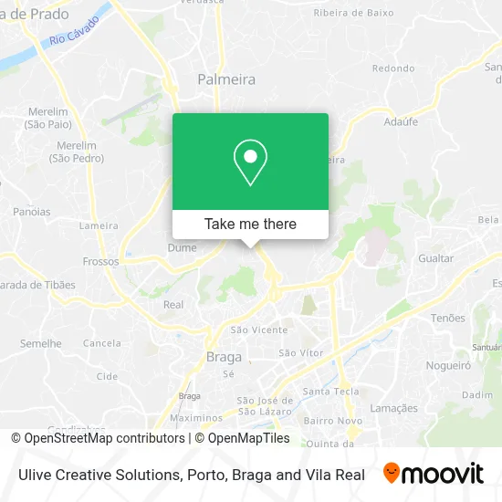 Ulive Creative Solutions map