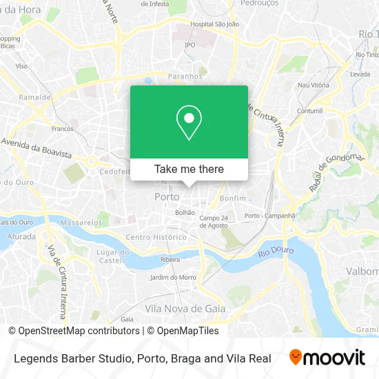 Legends Barber Studio map