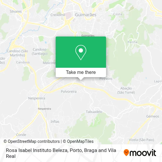 Rosa Isabel Instituto Beleza map