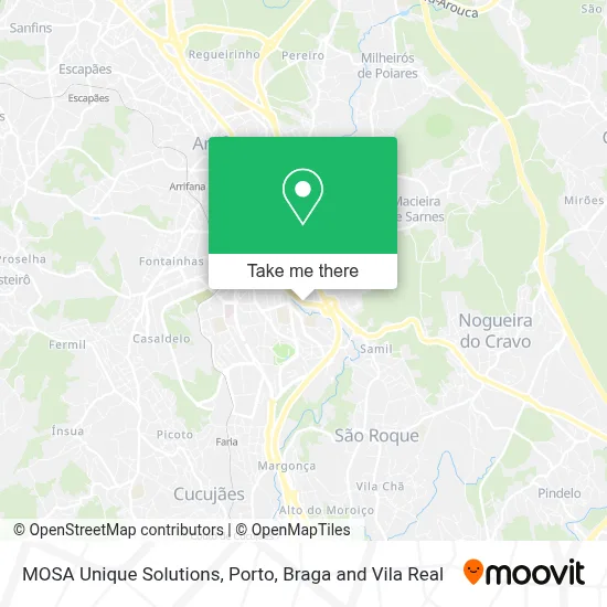 MOSA Unique Solutions map