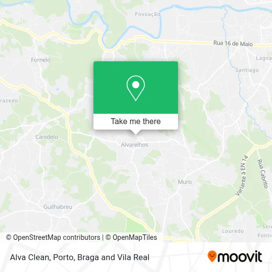 Alva Clean map