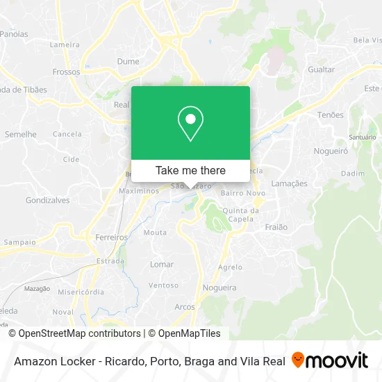 Amazon Locker - Ricardo map