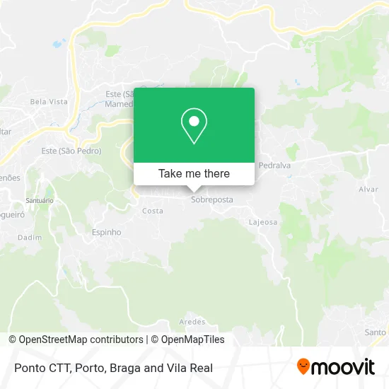 Ponto CTT map