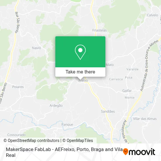 MakerSpace  FabLab - AEFreixo map