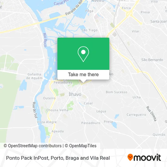 Ponto Pack InPost map