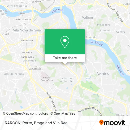 RARCON mapa