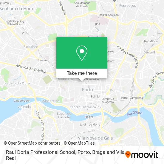 Raul Doria Professional School map