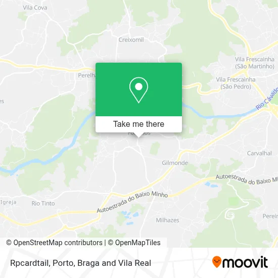 Rpcardtail mapa