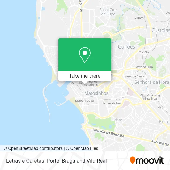 Letras e Caretas map