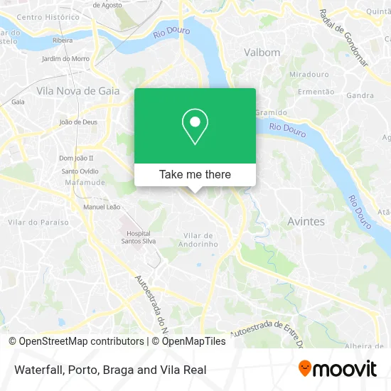 Waterfall map