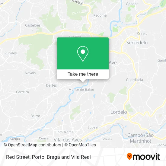Red Street map