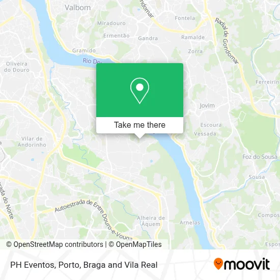 PH Eventos map