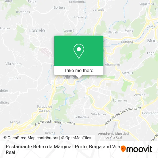 Restaurante Retiro da Marginal map