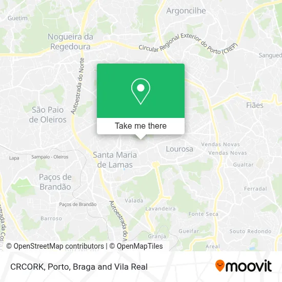 CRCORK map