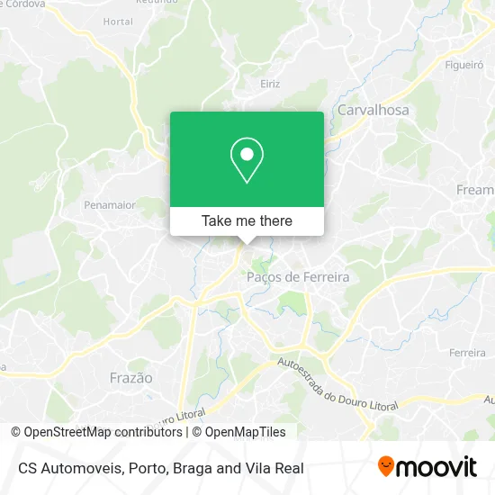 CS Automoveis map