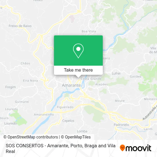 SOS CONSERTOS - Amarante map