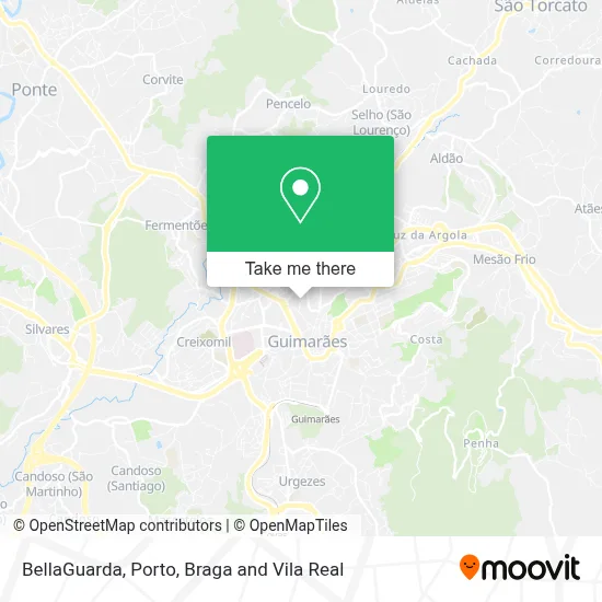 BellaGuarda map