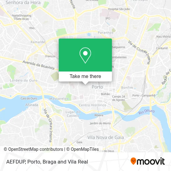 AEFDUP map