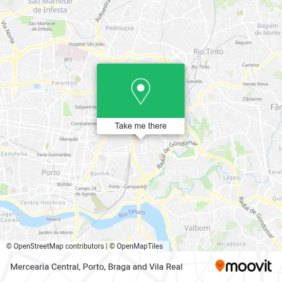 Mercearia Central map