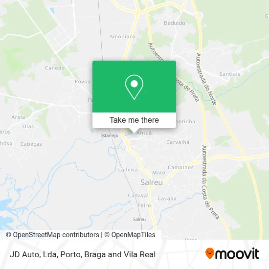 JD Auto, Lda map