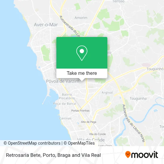 Retrosaria Bete map
