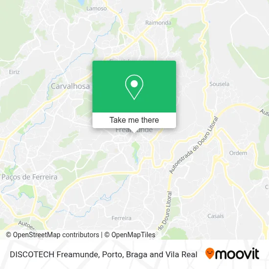 DISCOTECH Freamunde map