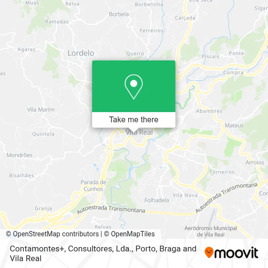 Contamontes+, Consultores, Lda. map