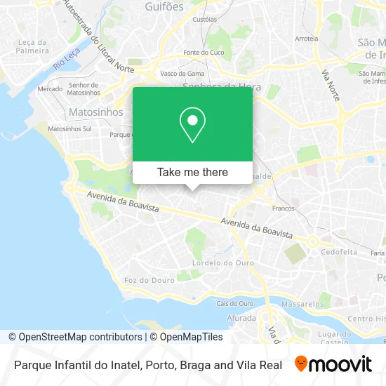 Parque Infantil do Inatel map