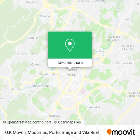 O.K Moveis Modernos map