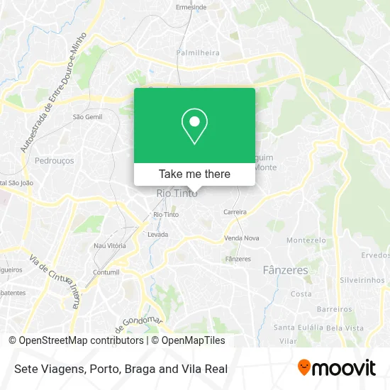 Sete Viagens map
